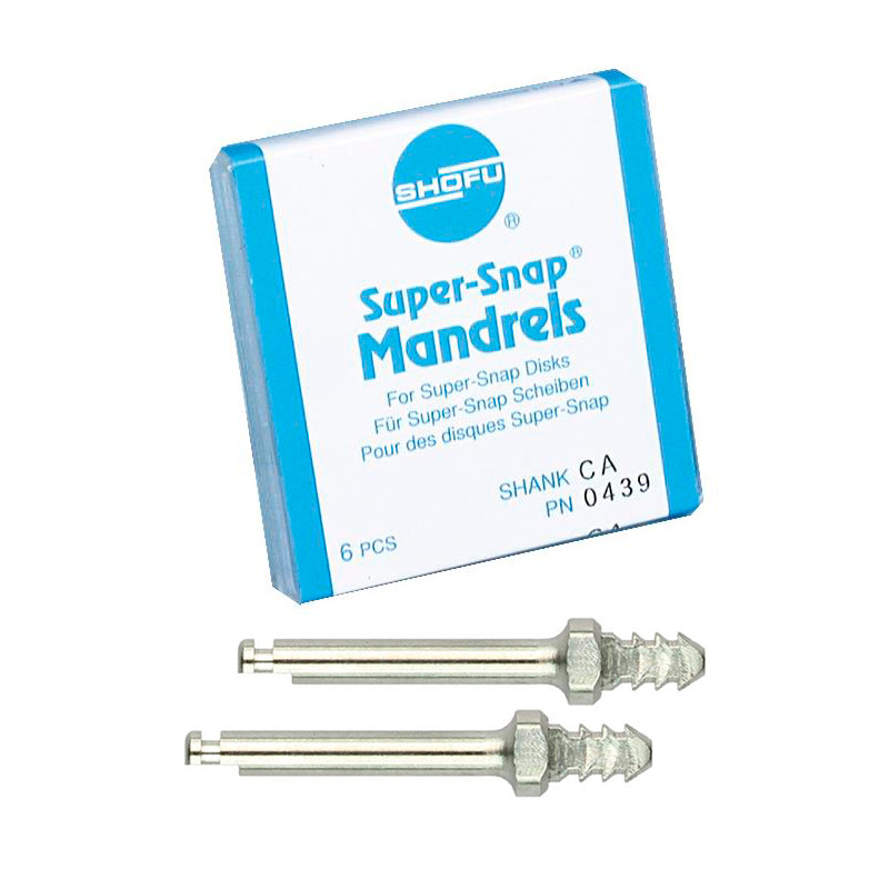 Super snap mandriles 0439 6 uds pulidores shofu