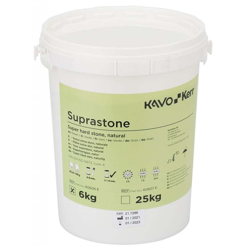 Suprastone verde tipo iv 6 kg impresión kerr