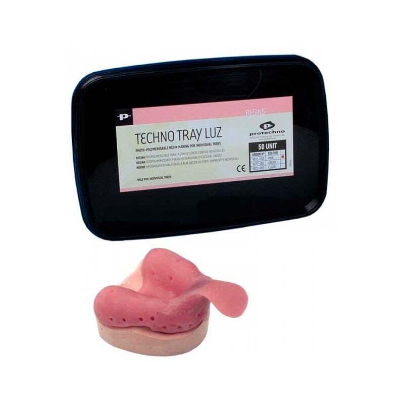 Plancha techno tray luz rosa 50 uds elaboracion de modelos protechno