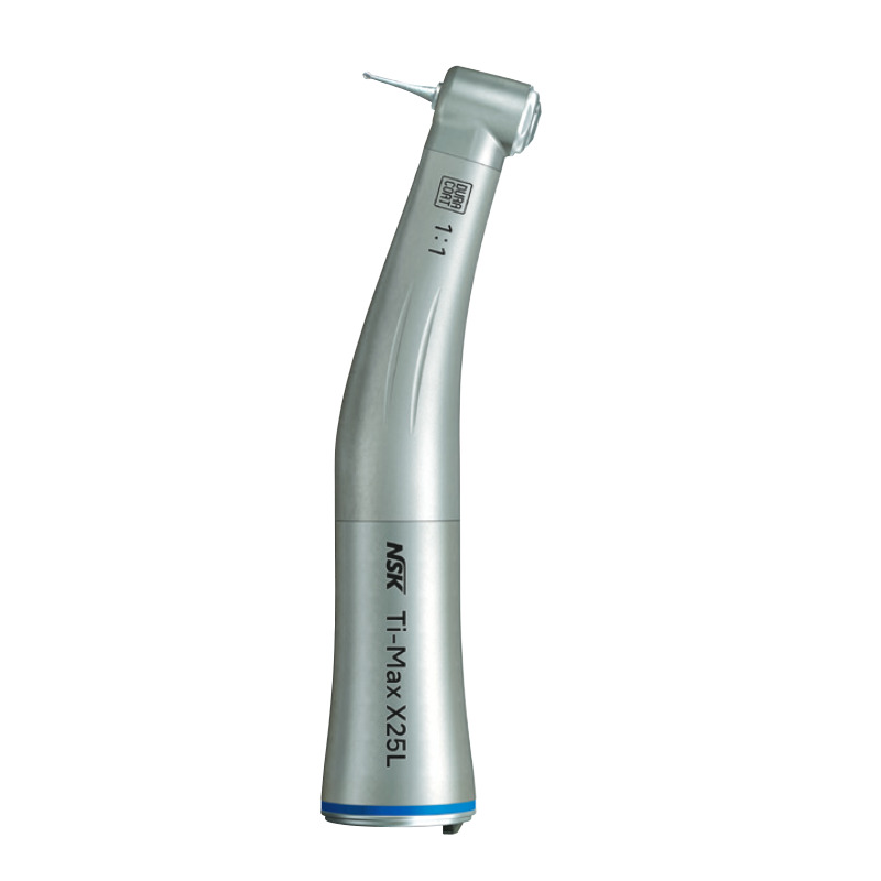 Contra ángulo ti-max x25l titanio con luz 1:1 rotatorio nsk