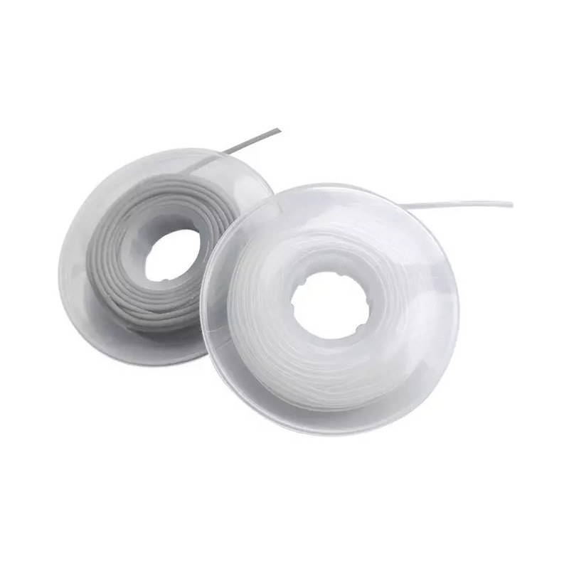 Tubo elástico protector transparente .018" 5m ortodoncia sin marca