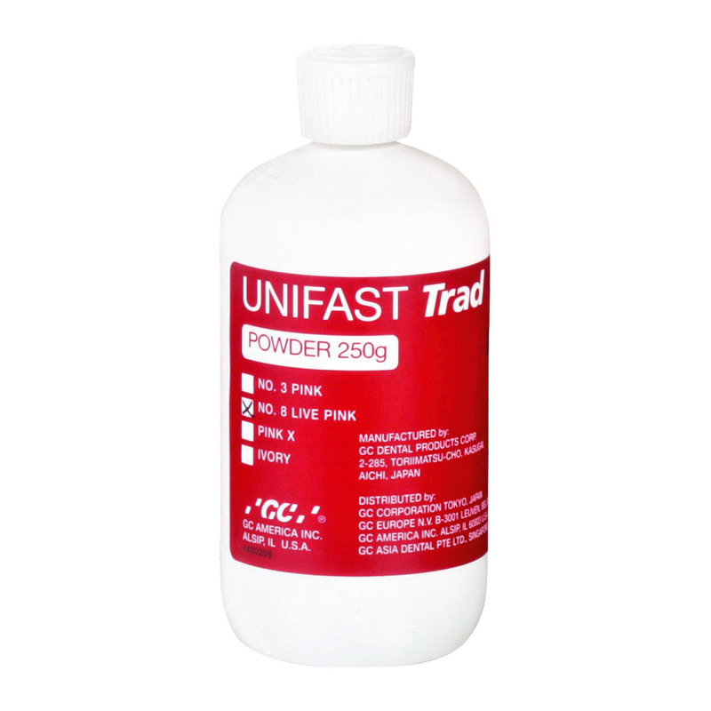 Unifast trad polvo 250 ml ivory marfil prótesis gc