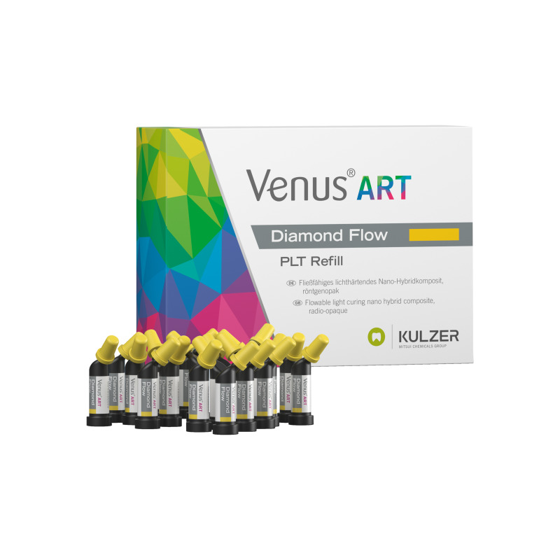 Venus diamond flow art caps 20x0.2 g composites kulzer