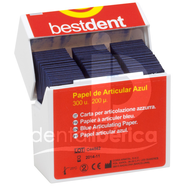 Papier articuler 200 microns prothèses bestdent
