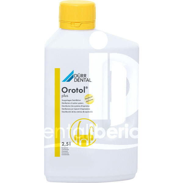 Orotol plus en 14476 2,5l hygiène et stérilisation dürr