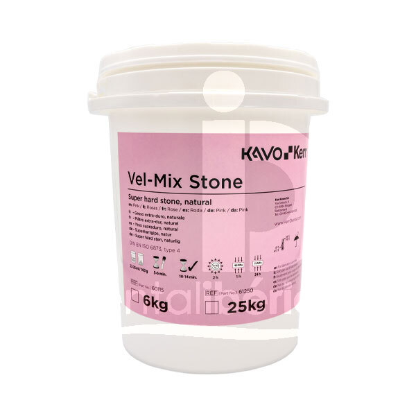Plâtre vel-mix stone rose type iv/4 - 6kg empreintes kerr