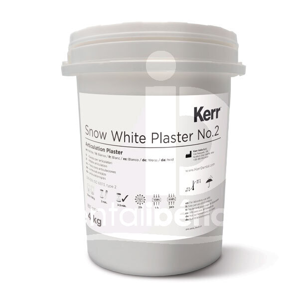 Yeso snow-white 4 kg. -60113- kerr empreintes kerr