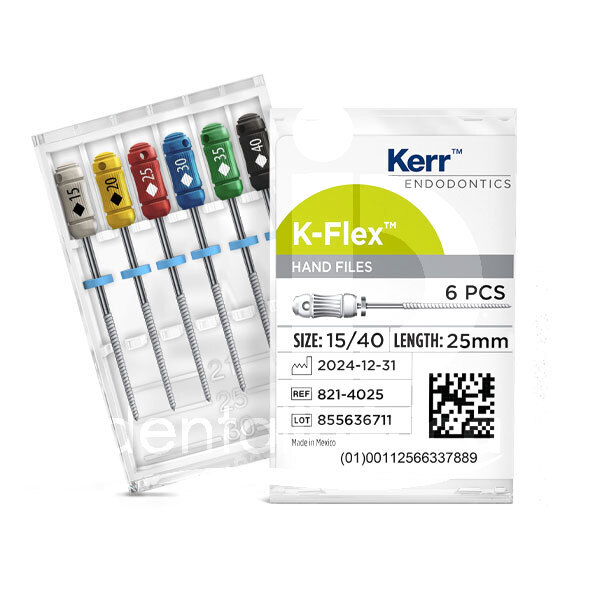 Limes k-flex nº 06-40 endodontie kerr