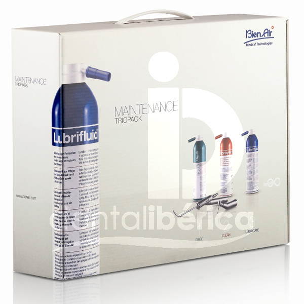 Triopack d'entretien et nettoyage instrumentation rotative bien-air