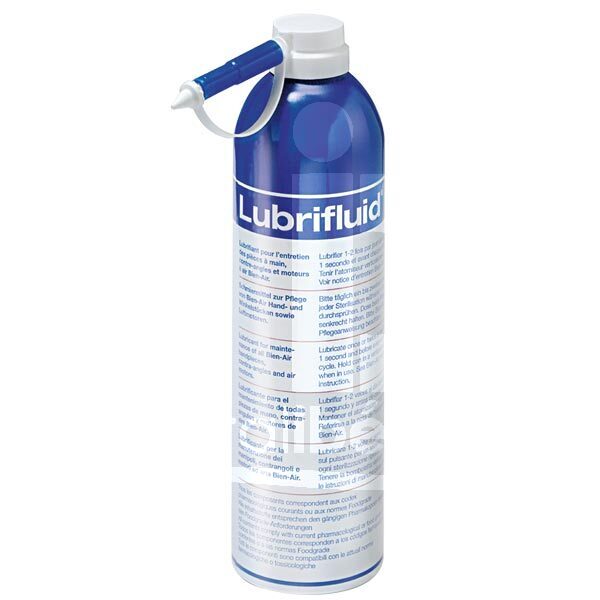 Spray lubrifiant lubrifluid instrumentation rotative bien-air