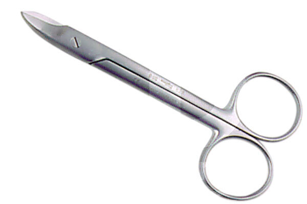 Ciseaux a couronne courbe crante instruments carl martin