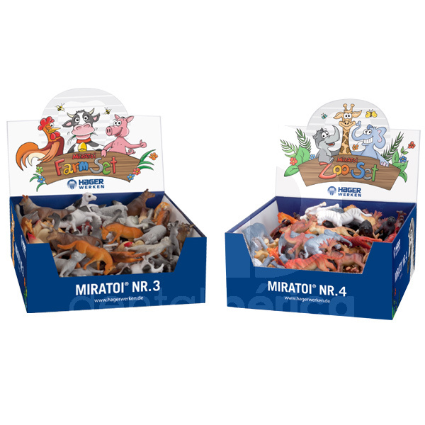 Assortiment de jouets animaux divers hager & werken