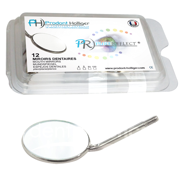 Miroir pure reflect n°4 s.s. 22mm instruments prodont