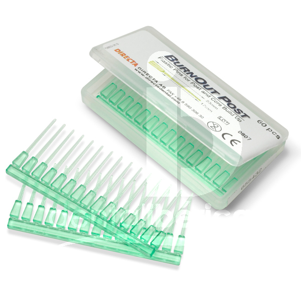 Pins calcinables tenons et reconstitution coronaire directa