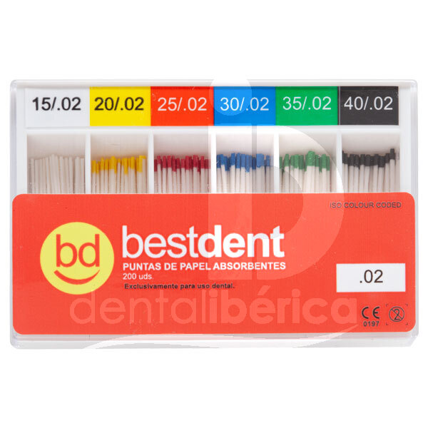 Pointes papier iso bestdent endodontie bestdent
