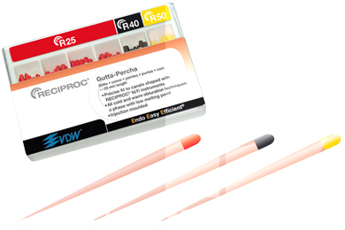 Guttapercha reciproc endodontie vdw