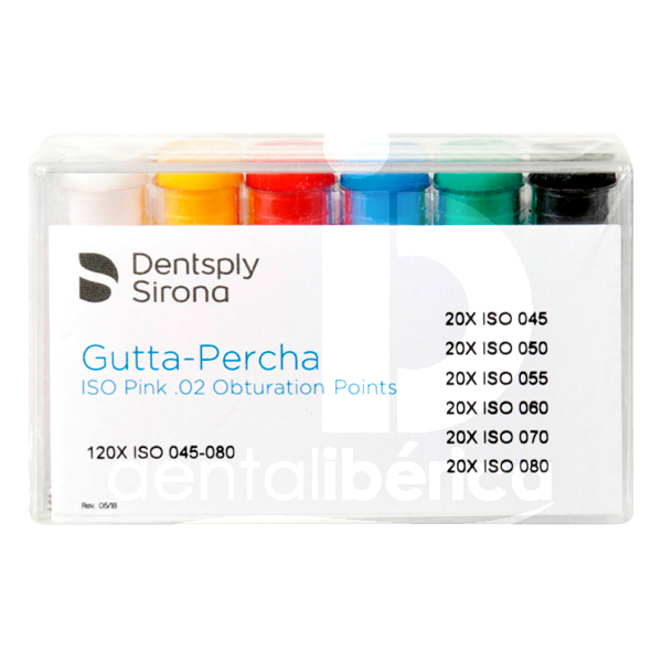 Pointes de guttapercha nº 10-120 maillefer endodontie dentsply maillefer