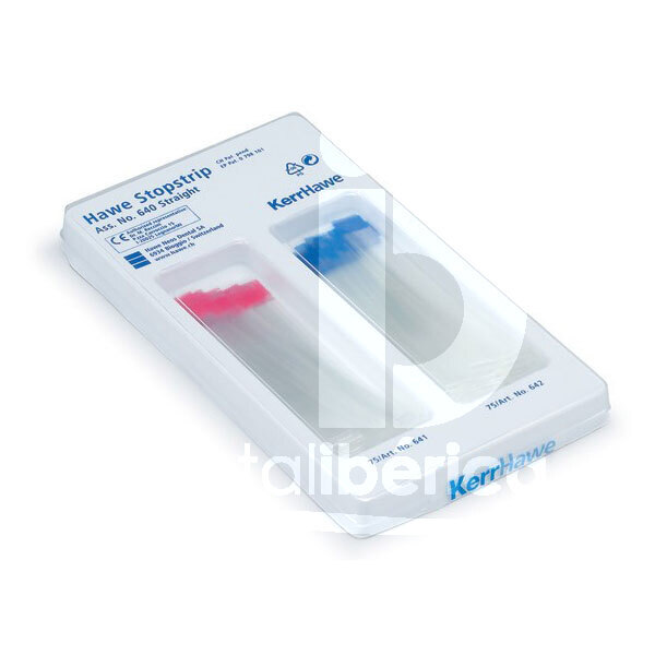 Matrice stopstrip droite nº640 coins interdentaires et matrices kerr