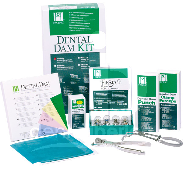 Kit de digue dentaire dental dam kit endodontie hygenic
