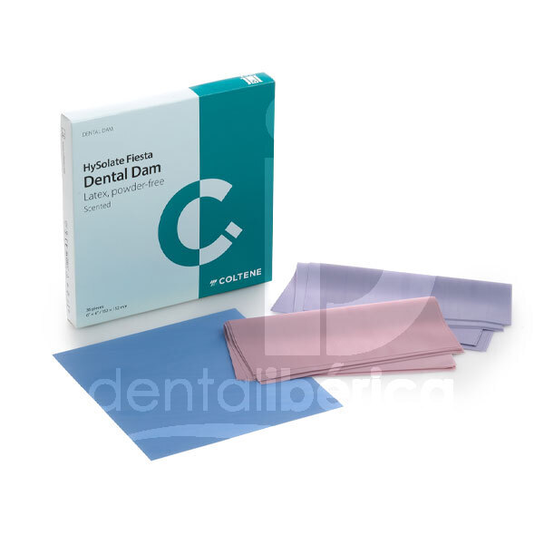 Hysolate fiesta digues latex assorties moyennes endodontie hysolate