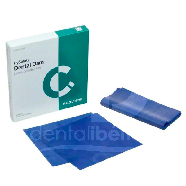 Hysolate digues latex bleu moyennes endodontie hysolate