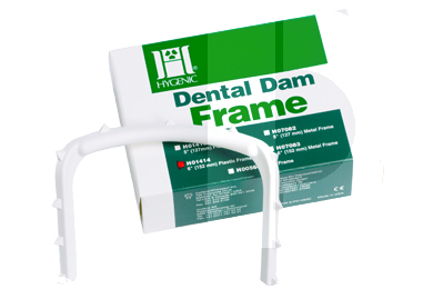 Cadre a digue en plastique endodontie hygenic