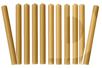 Cire collante en batons empreintes reus