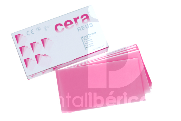 Cire a modeler rose en plaques empreintes reus