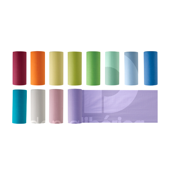 Rouleau bavoirs plastique + papier pg 30 monoart usage unique euronda monoart