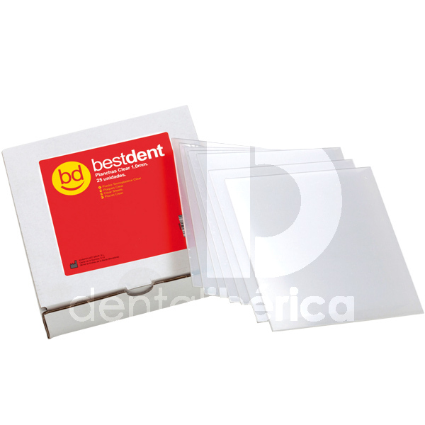 Plaque clear 1,0 mm empreintes bestdent