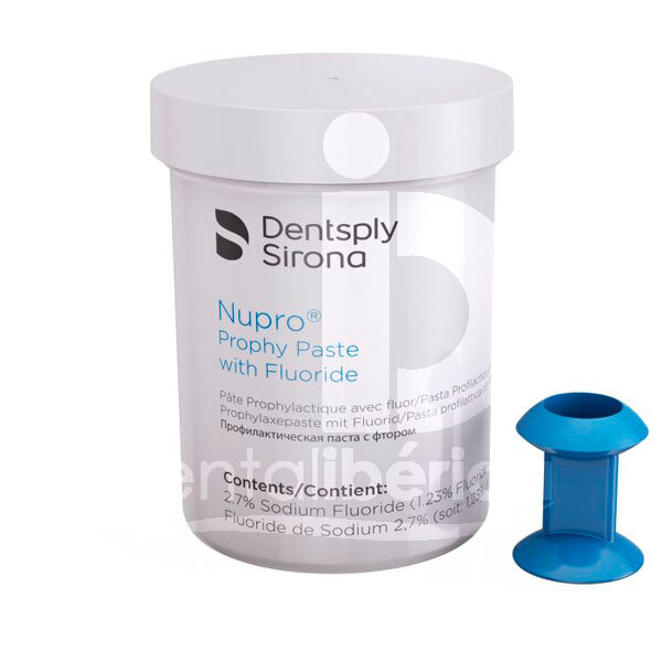 Nupro pot menthe grain gros avec fluor prévention et prophylaxie dentsply