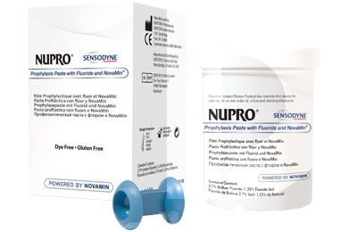Nupro sensodyne pot avec fluor prévention et prophylaxie dentsply