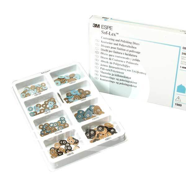 Coffret assortiment disques sof-lex pop on 1980 polissage et finition 3m