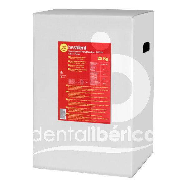 Plâtre dur rose type iv/4 - 25 kg empreintes bestdent