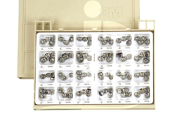 Kit couronnes pediatriques po-96 prothèses 3m