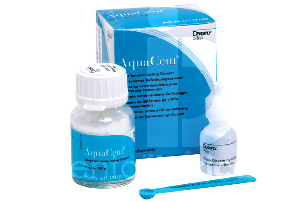 Aquacem verre ionomere ciments dentsply