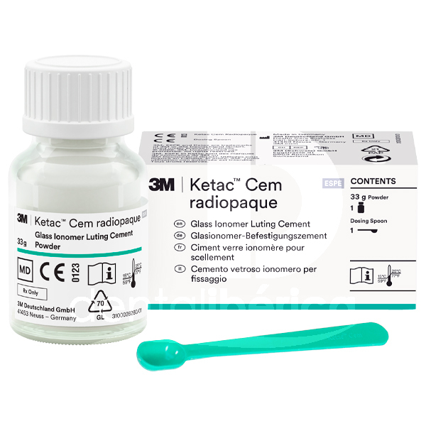 Ketac-cem radio opaque reas poudre ciments 3m