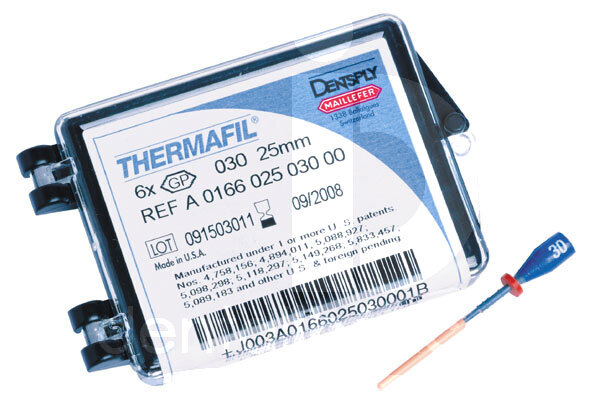 Pointes thermafil nº 20-80 6 unites endodontie dentsply maillefer