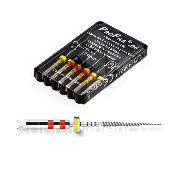 Reassort limes profile .06 nº 15-40 endodontie dentsply maillefer