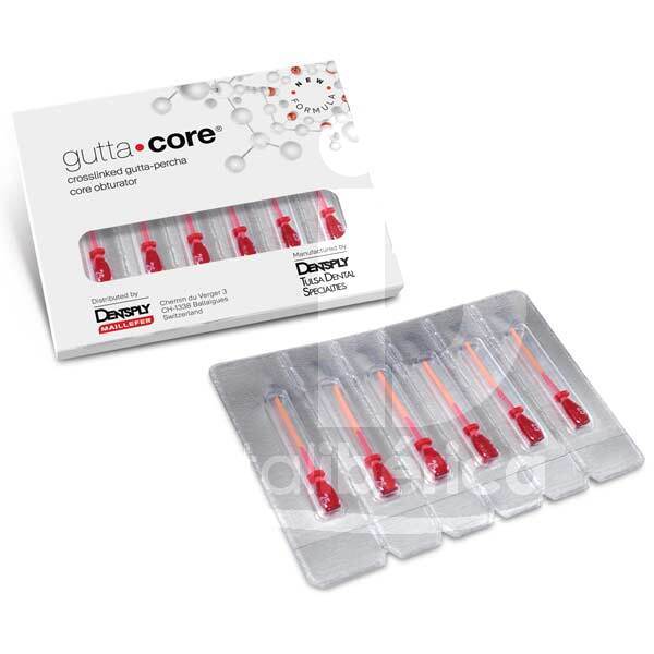 Obturateur rose guttacore 6 unites endodontie dentsply maillefer