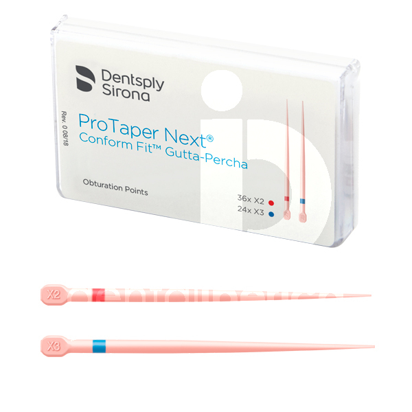 Guttapercha protaper next conform fit endodontie dentsply maillefer