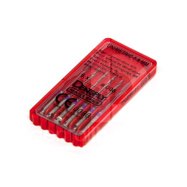 Unimetric fraises initiales tenons et reconstitution coronaire dentsply maillefer