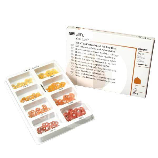 Coffret assortiment disques sof-lex pop on xt 2380 polissage et finition 3m