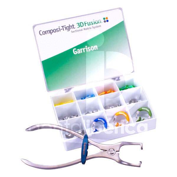 Kit composi-tight 3d fusion firm matrix coins interdentaires et matrices garrison