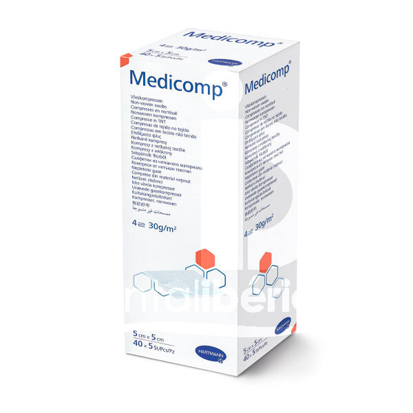 Gazes tnt stériles 5x5cm usage unique hartmann