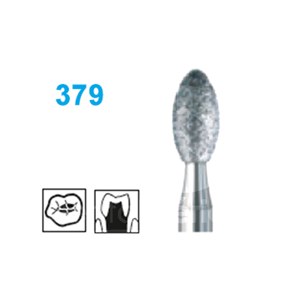 Fraise diamant turbine busch modèle 379 longueur active 4,2 mm fraises busch