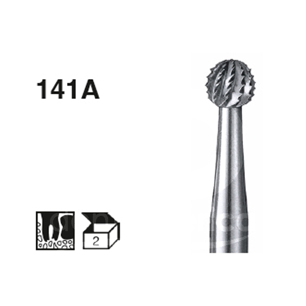 Fraise carbure chirurgicale modèle 141 (tailles 014, 018 et 023) fraises busch