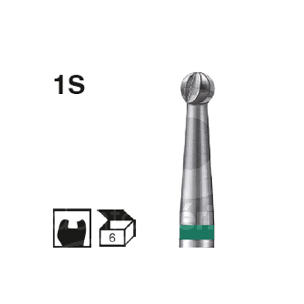 Fraise carbure chirurgicale modèle 1s (tailles 014, 018 et 023) fraises busch