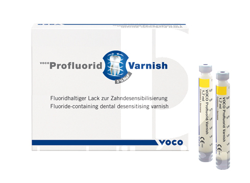 Profluorid varnish cartouches melon prévention et prophylaxie voco