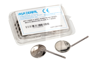 Miroirs plats nº 4-5 asa s.s. instruments asa dental